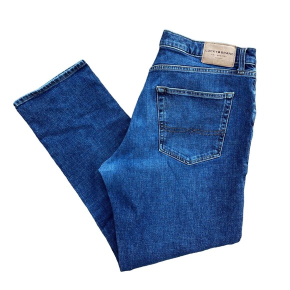 Lucky Brand Other - Lucky Brand 410 Athletic Slim Jeans Men's 36x32 (37x30) Cotton Medium Wash Denim